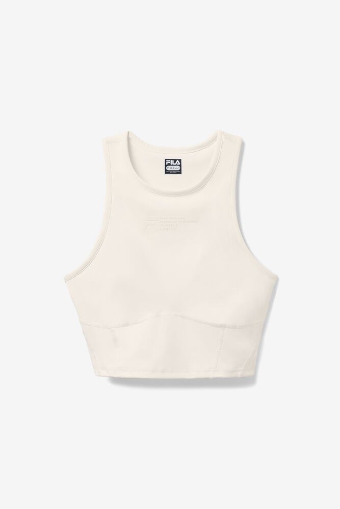 Fila Tank Top Dame Hvide Invigorate Fitted UNT-692735